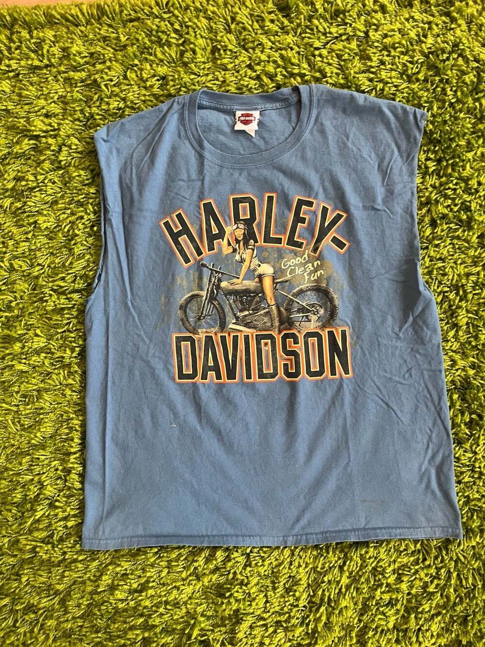 Harley Davidson San Juan Puerto Rico Motor Sport Cut Off Sleeveless T-Shirt